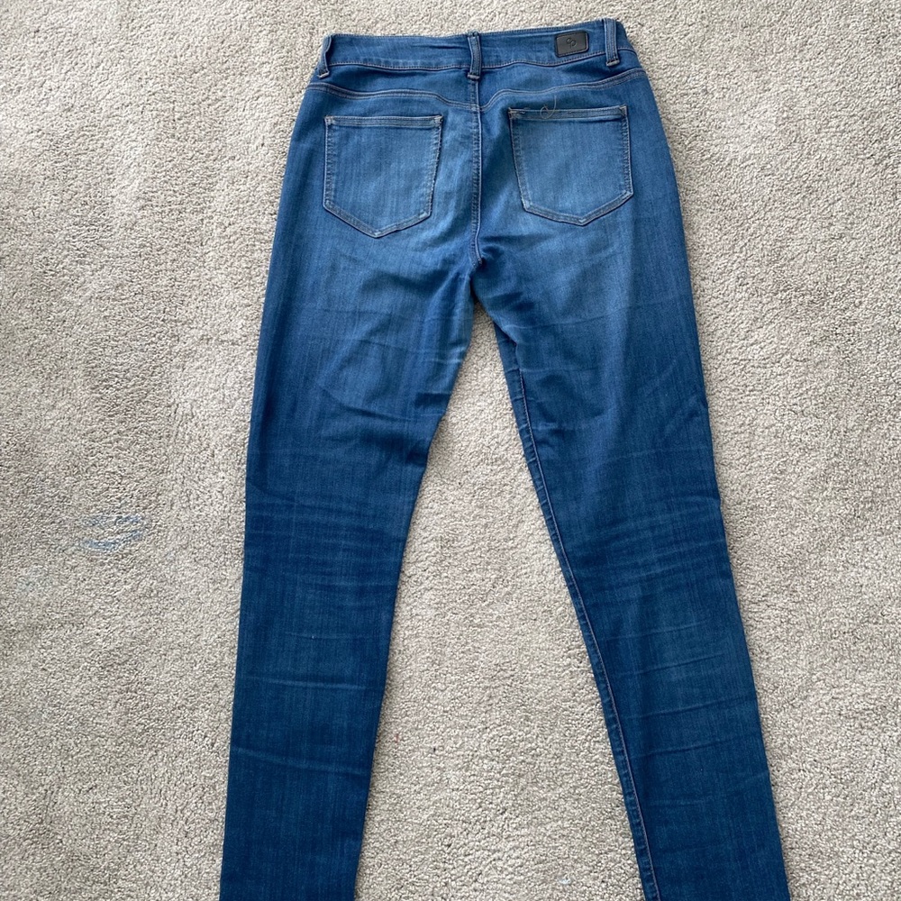 Dark blue jeans